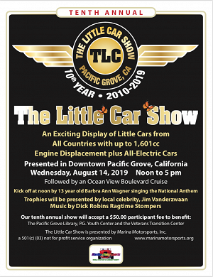 2019 The Little Car Show Poster