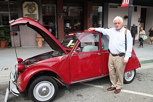 Michael Adamson with a 1971 Citroen 2CV